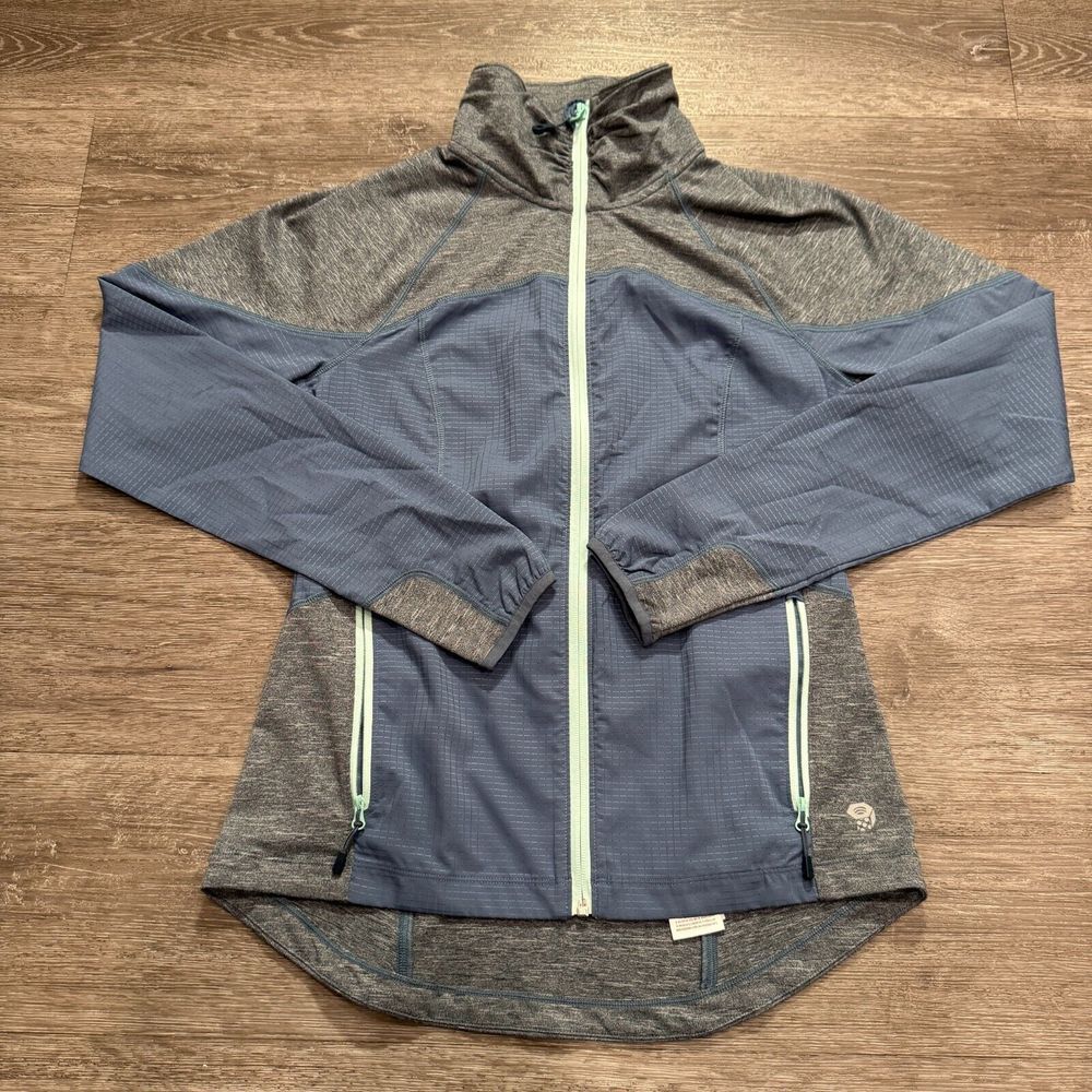Mountain Hardwear‎ Jacket Womens M Blue Polyester Mistrala Vented Running Top